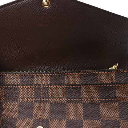 Louis Vuitton Damier Ebene Sarah Wallet NM 8 of 8