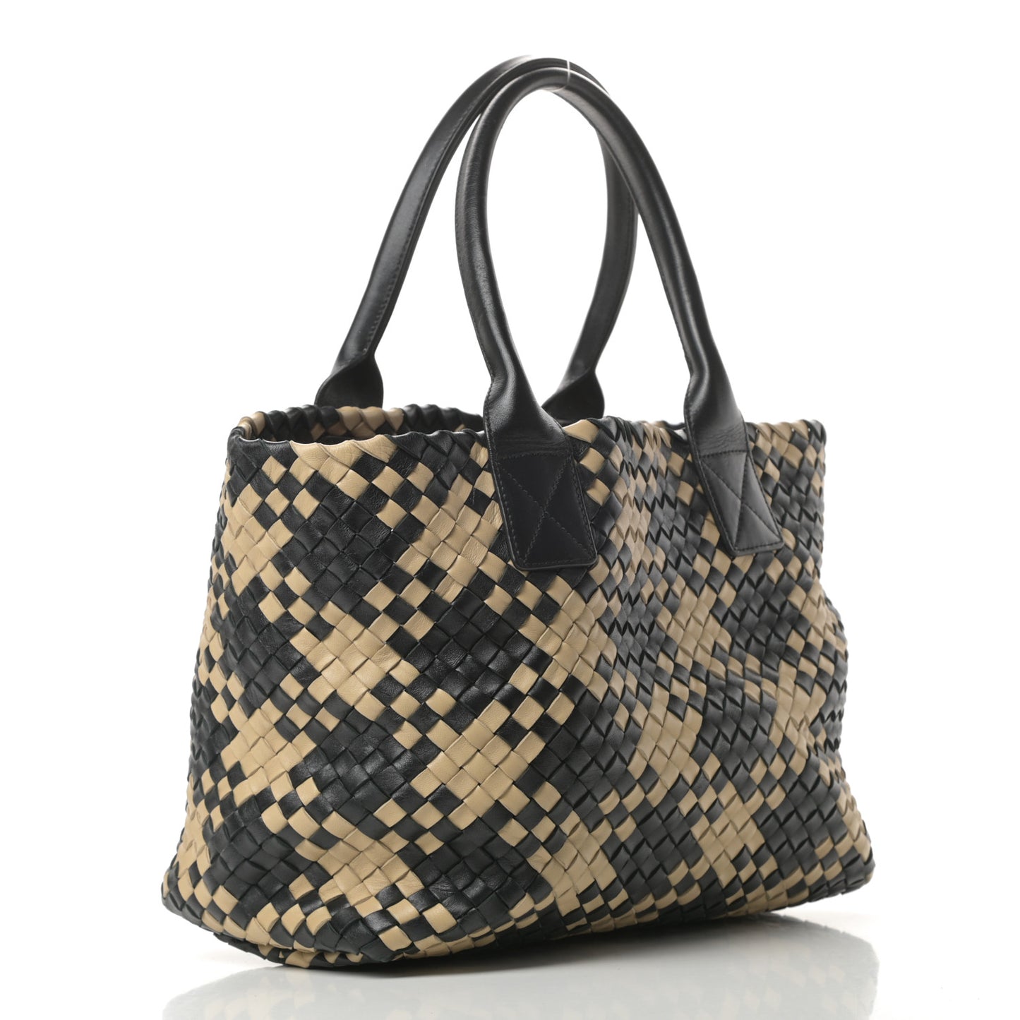 Nappa Intrecciato Mini Cabat Tote Multicolor