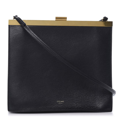 Celine Smooth Calfskin Mini Clasp Bag Black 1 of 10