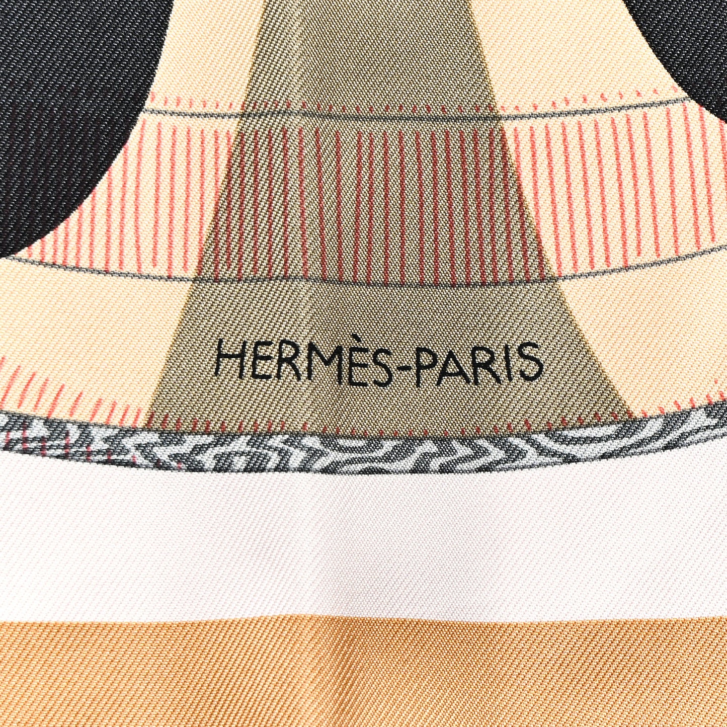Silk Lanternes Ballons et Cocardes Scarf 90 Beige Rose Nacre Bordeaux