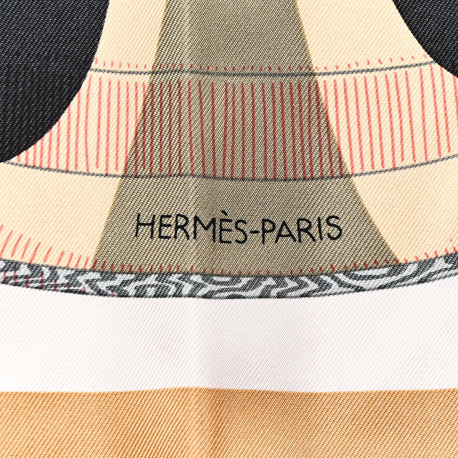 Hermes Silk Lanternes Ballons et Cocardes Scarf 90 Beige Rose Nacre Bordeaux 2 of 6