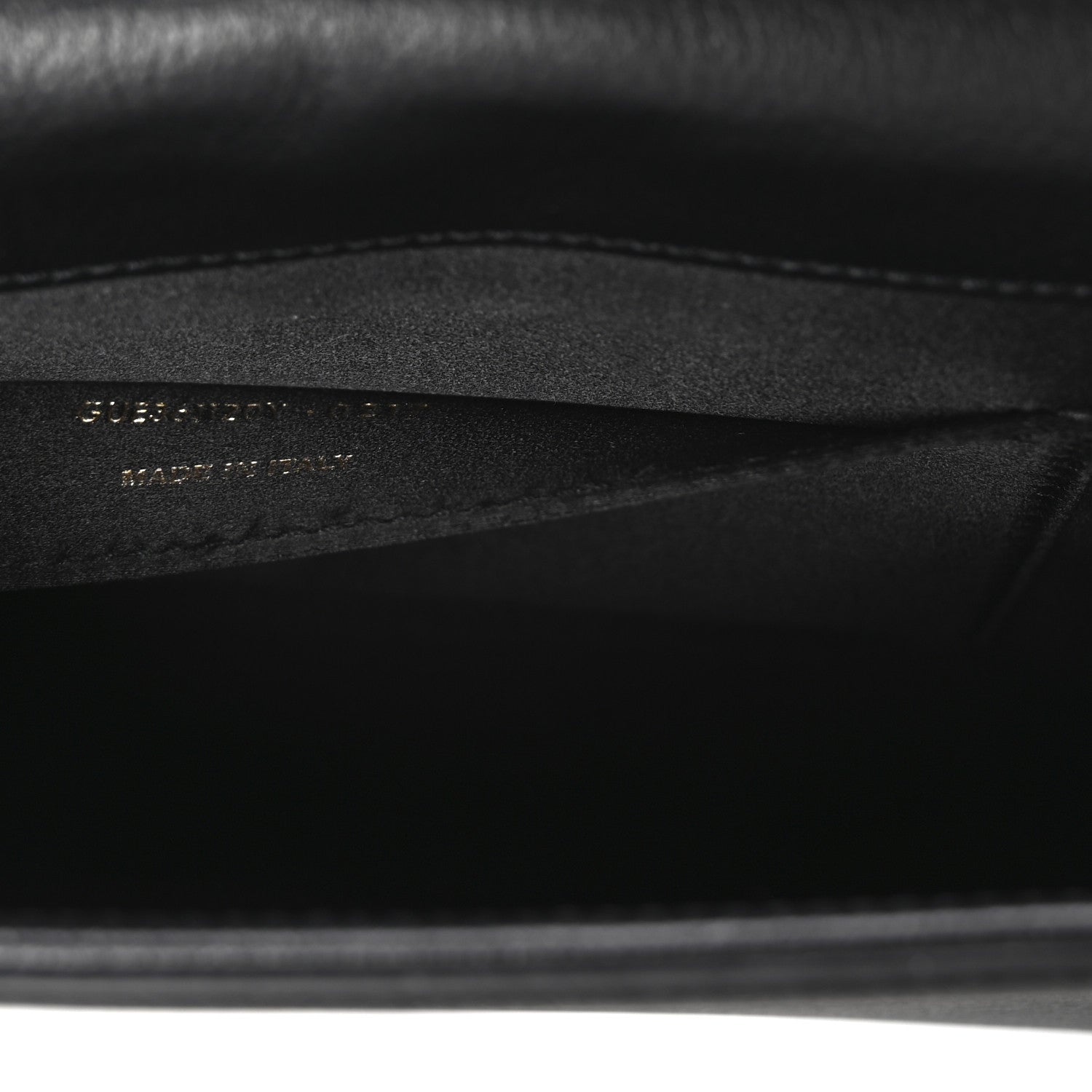 Saint Laurent Goatskin Monogram Large Belle De Jour Clutch Black 7 of 7