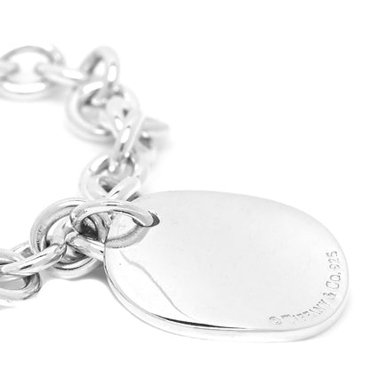 Tiffany Sterling Silver Notes Round Tag Charm Bracelet 5 of 6