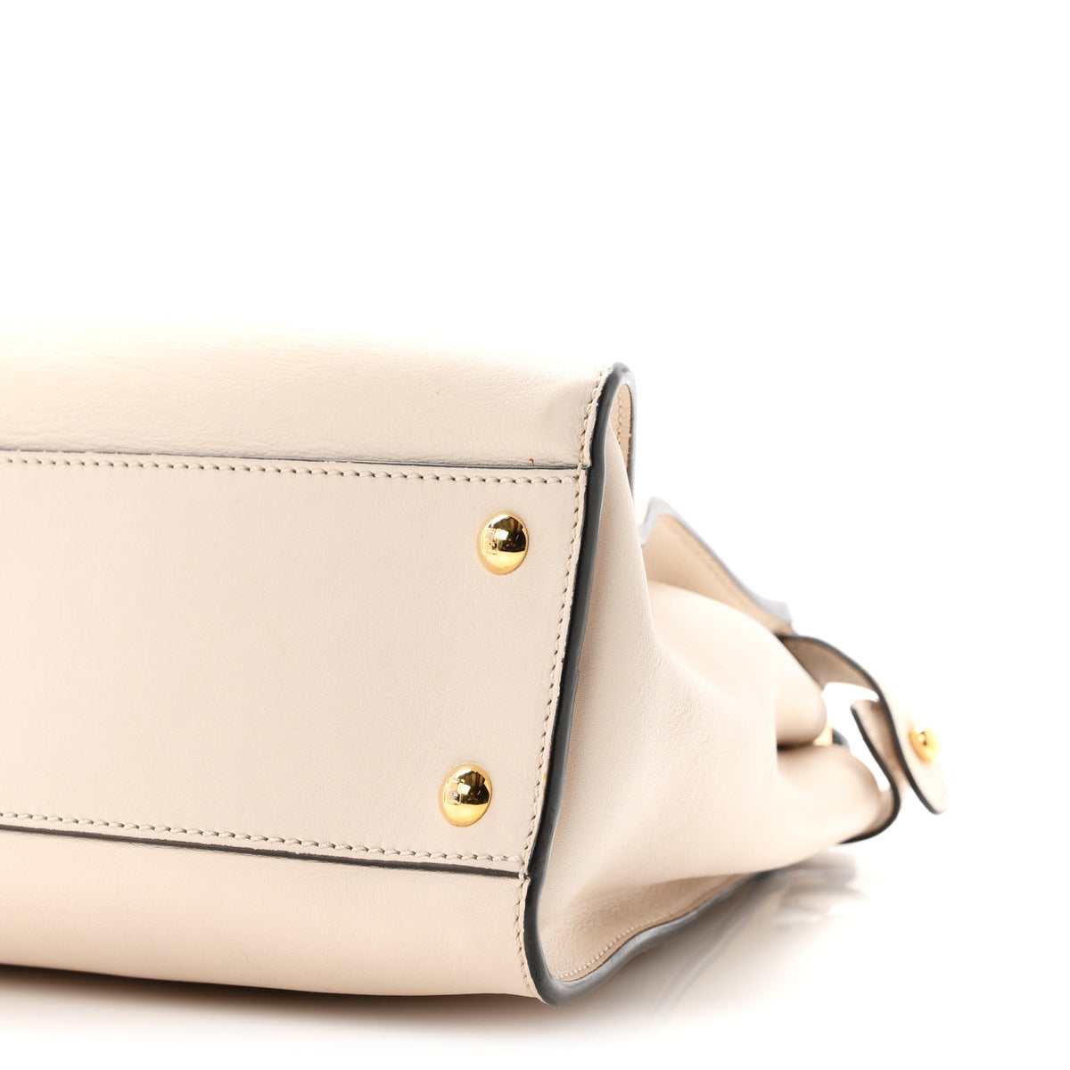 Vitello Seta Snakeskin Monster Eyes Medium Peekaboo Iconic Satchel  Amido Sand Black