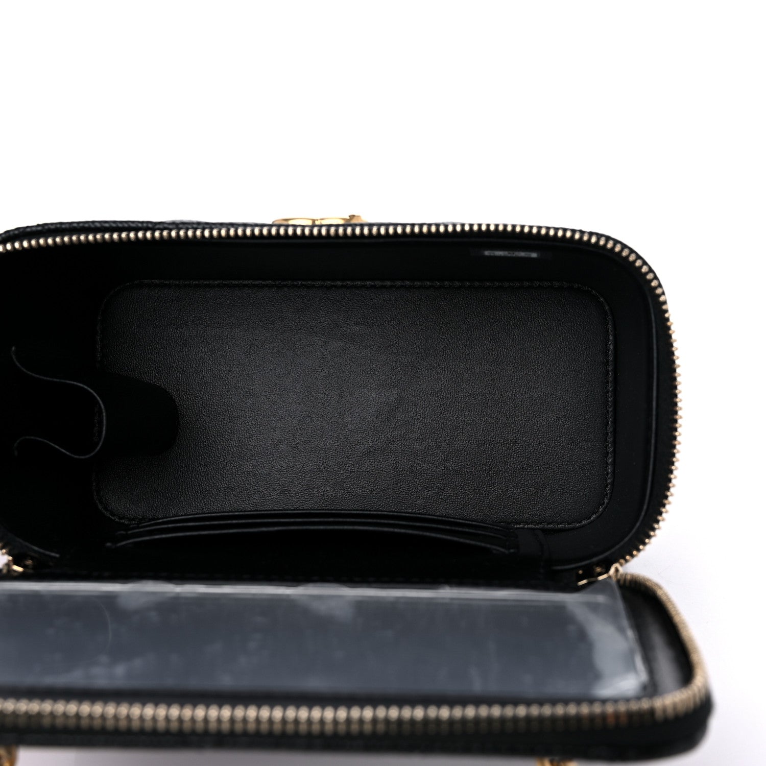 Chanel Caviar Quilted Sweetheart Vanity Case Black 5 of 10