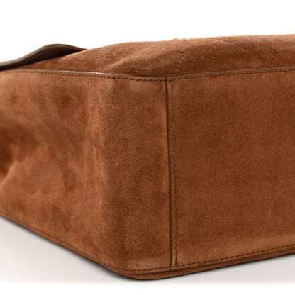 Chanel Suede Calfskin Souplissimo Maxi Flap Camel 9 of 11