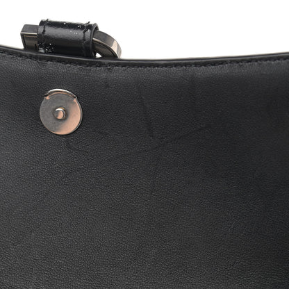 Balenciaga Shiny Box Calfskin Polka Dot Hourglass Chain Bag Black White 12 of 12