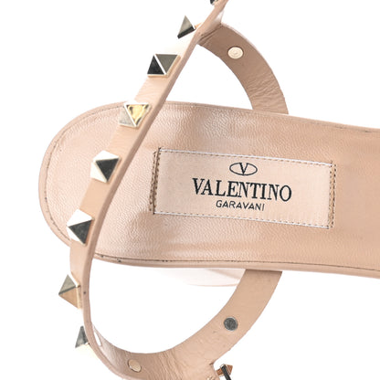Valentino Garavani Calfskin Rockstud 60mm City Sandals 36 Poudre 7 of 9