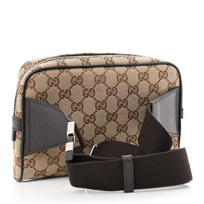 Gucci Monogram Belt Bag Dark Brown 3 of 10
