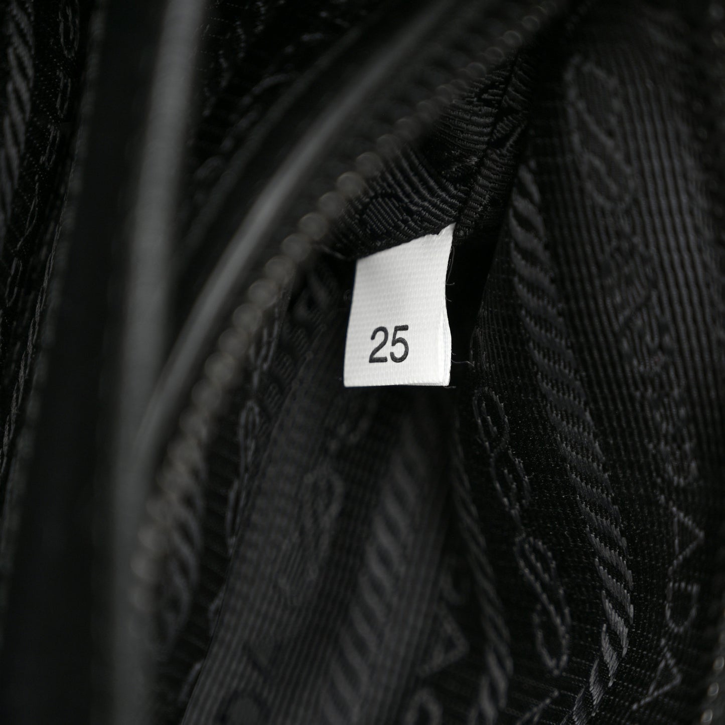 Nappa Triangle Stitched Large Spectrum Bag Black