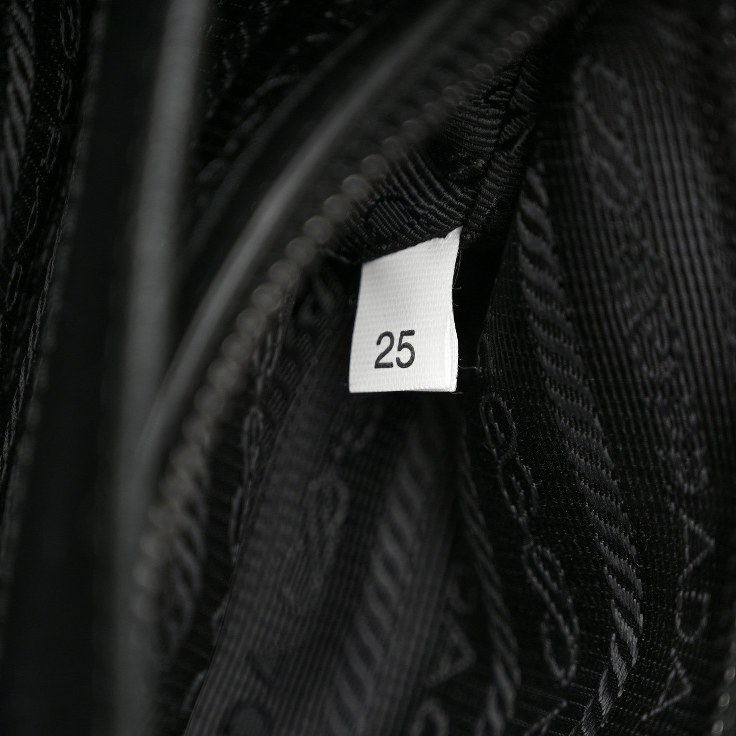 Prada Nappa Triangle Stitched Large Spectrum Bag Black 6 of 12
