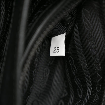 Prada Nappa Triangle Stitched Large Spectrum Bag Black 6 of 12