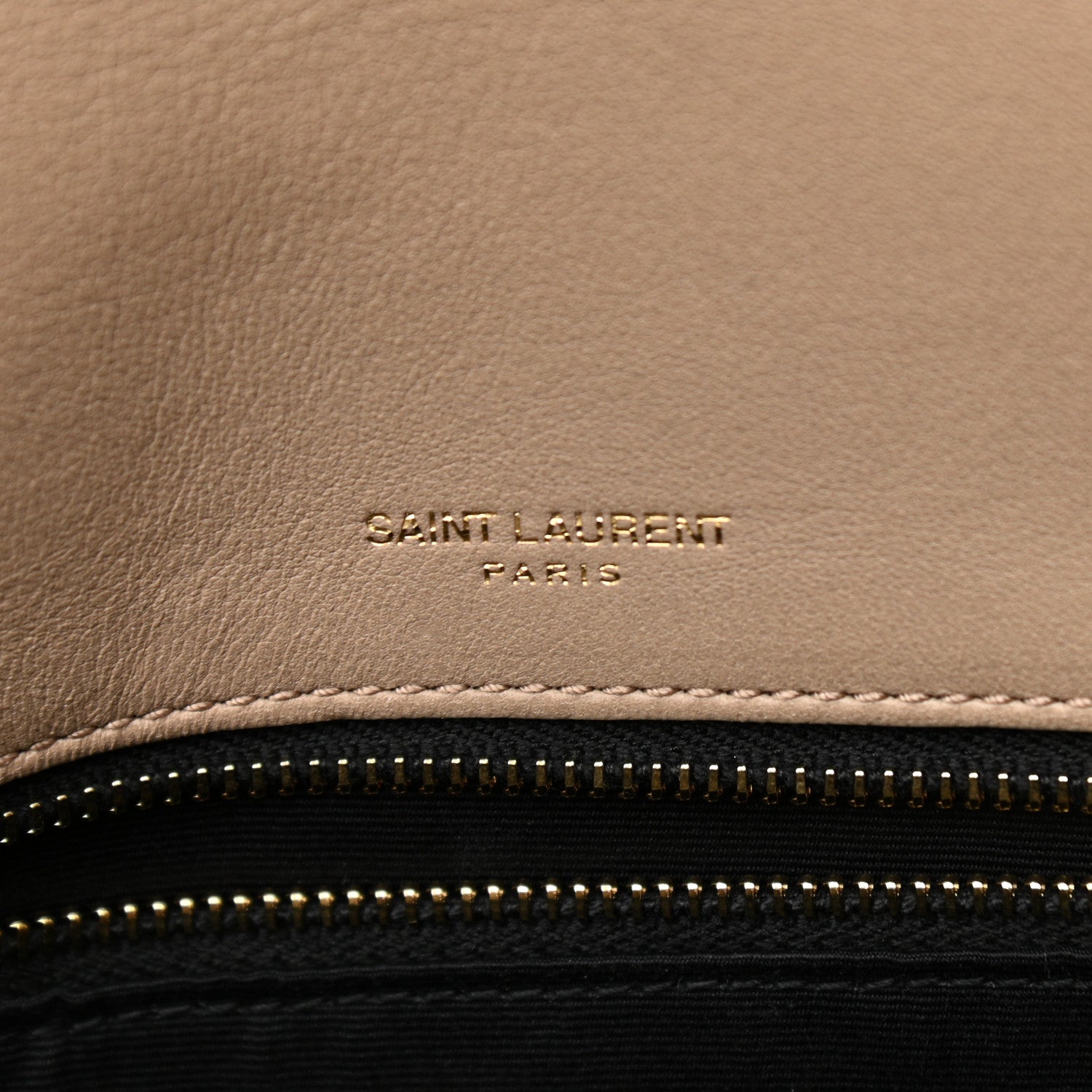 Saint Laurent Lambskin Matelasse Monogram Medium Niki Chain Satchel Dark Beige 6 of 11