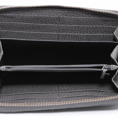 Gucci Guccissima Bamboo Tassel Zip Around Wallet Grey 5 of 7