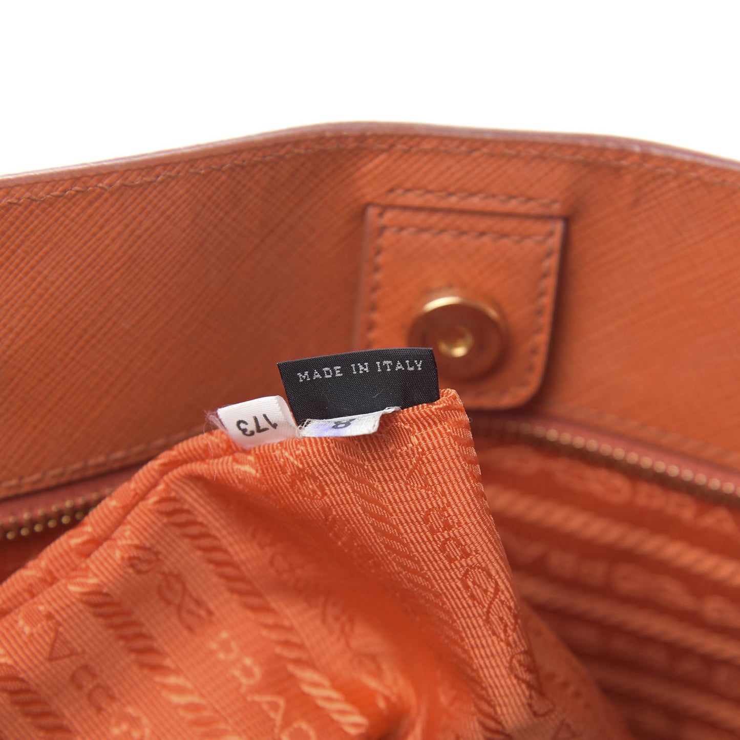 Saffiano Lux Extra Large Tote Papaya