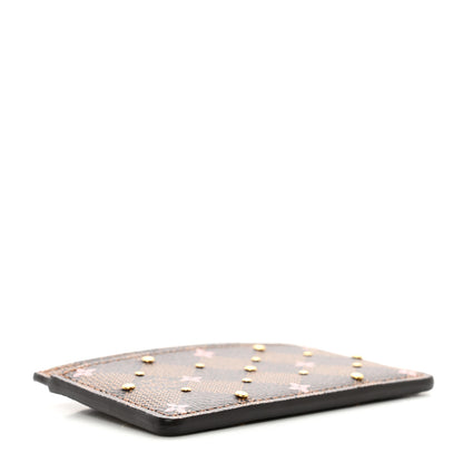 Louis Vuitton Damier Ebene Studded Card Holder 4 of 7