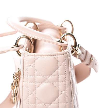 Christian Dior Lambskin Cannage Small Lucky Badges My Lady Dior Pink 8 of 25