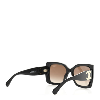 Chanel Square Polarized CC Sunglasses 5494-A Black 4 of 9