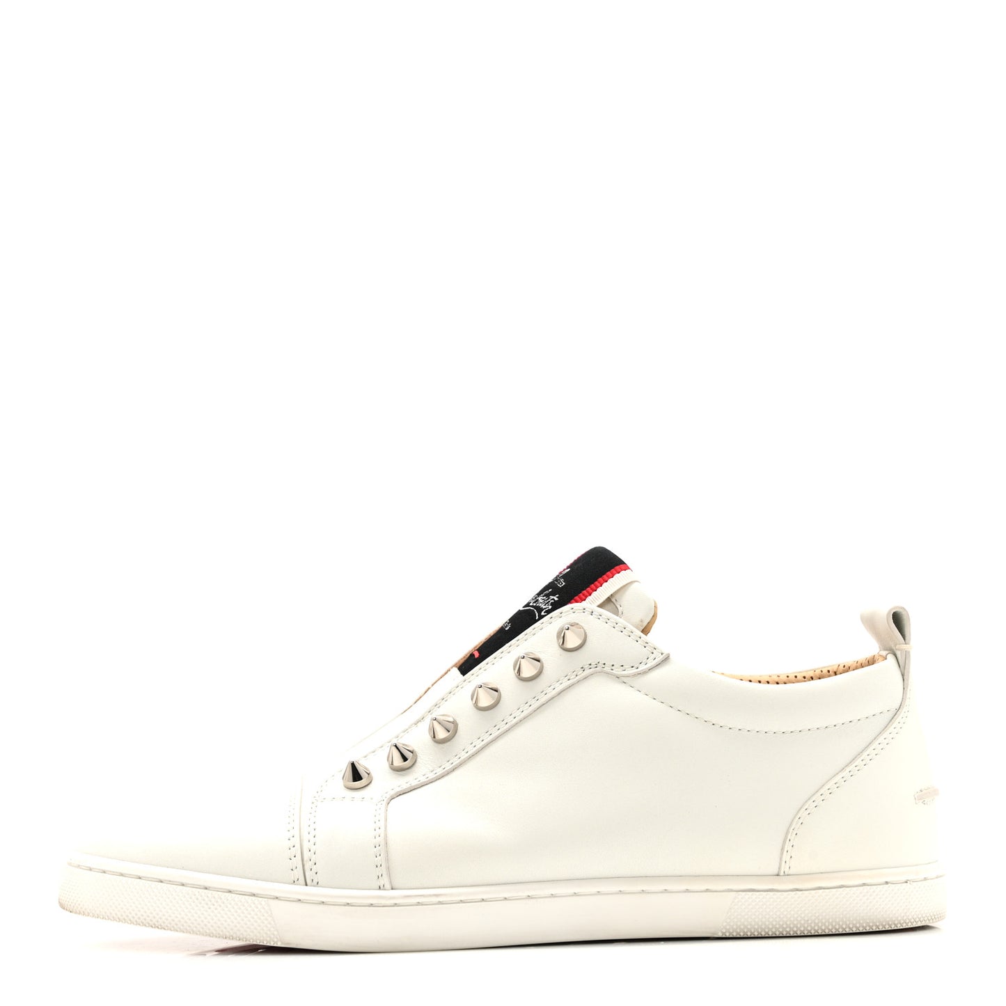 Calfskin Womens F.A.V Fique A Vontade Flat Sneakers 38 White