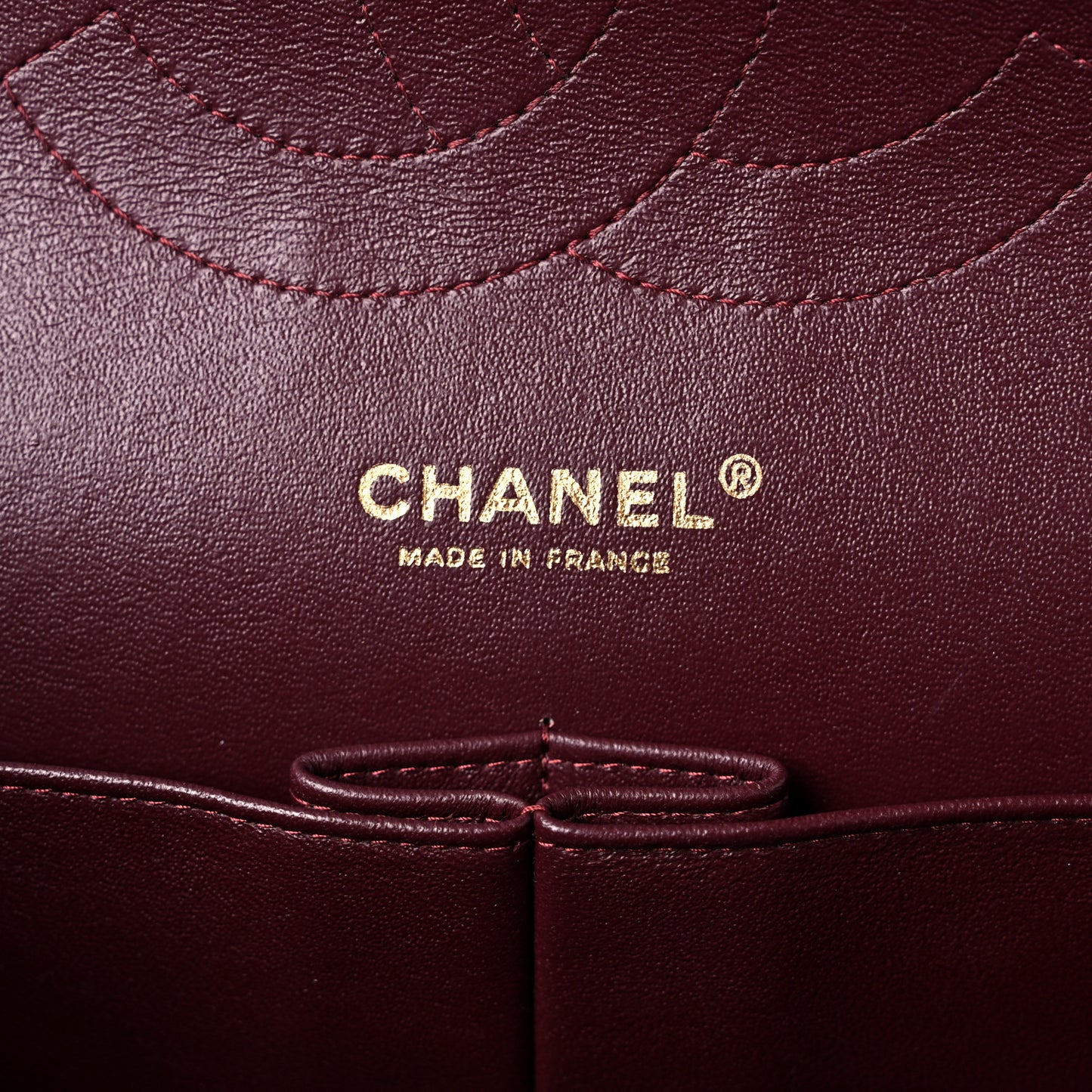 Lambskin Quilted Jumbo Double Flap Black