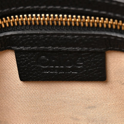 Chloe Calfskin Braided Medium Marcie Double Carry Black 11 of 16