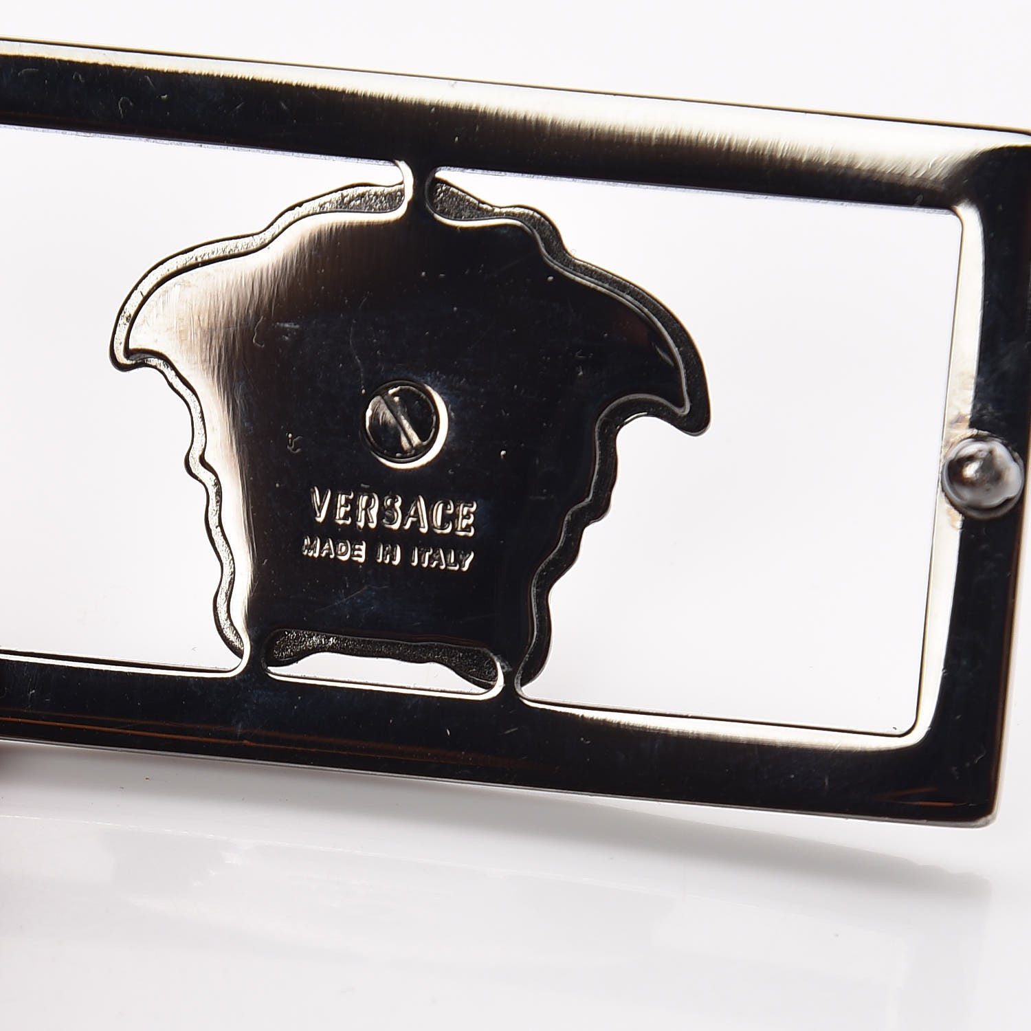 Versace Calfskin Palazzo Medusa Belt 115 46 Black 6 of 8