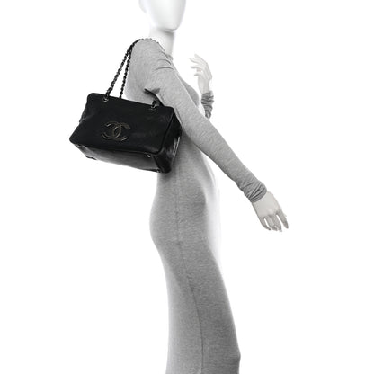 Chanel Calfskin Small Diamond Stitch Tote Black 2 of 10