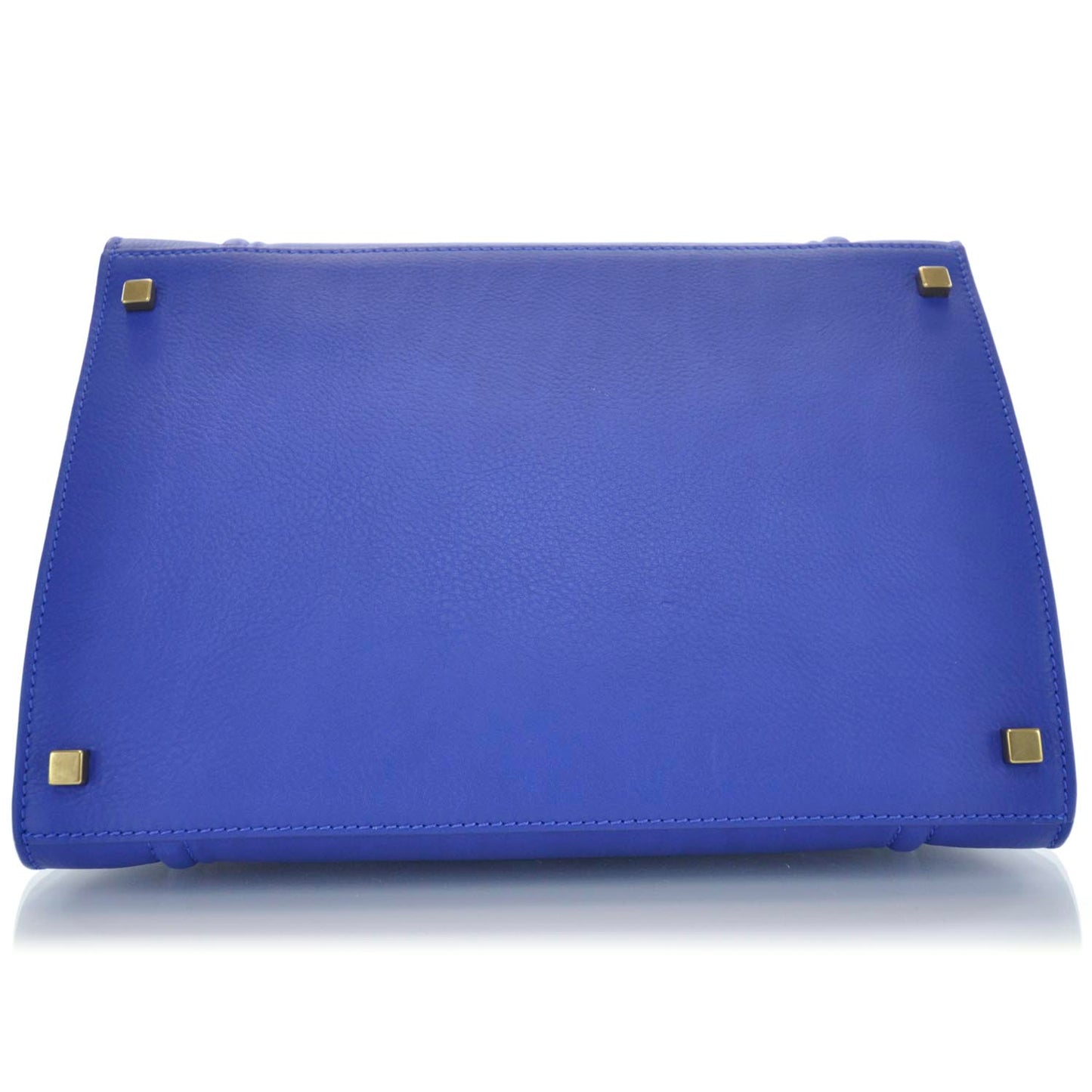 Smooth Calfskin Large Phantom Luggage Royal Blue