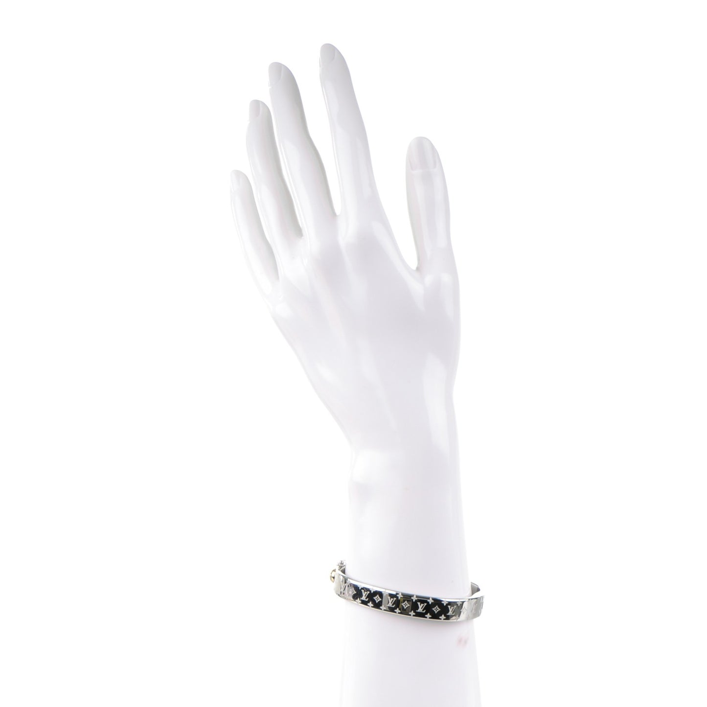 Palladium Monogram Nanogram Cuff S
