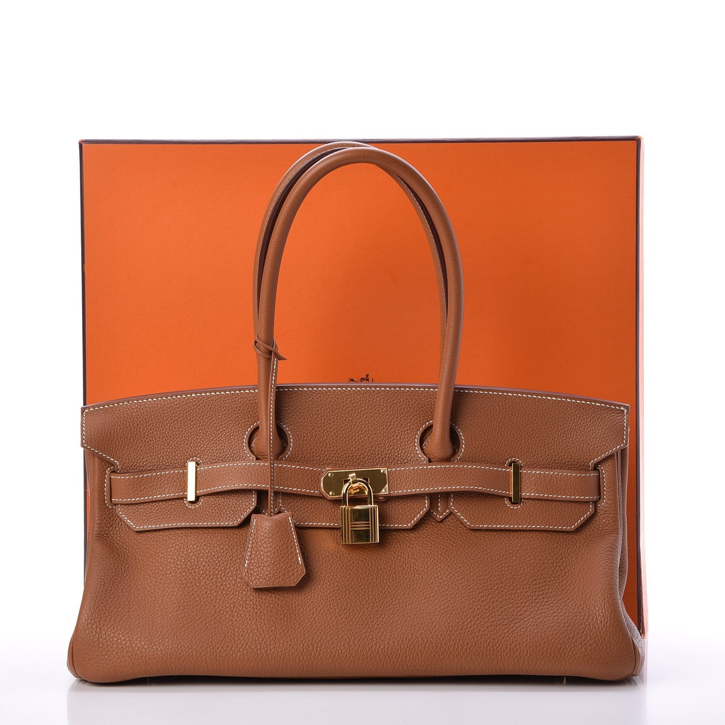 Togo JPG Shoulder Birkin II 42 Gold