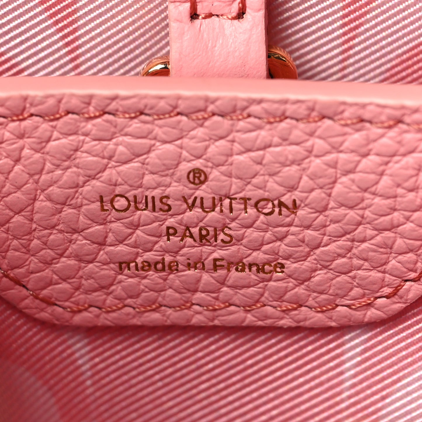 Taurillon Capucines BB Black Pink