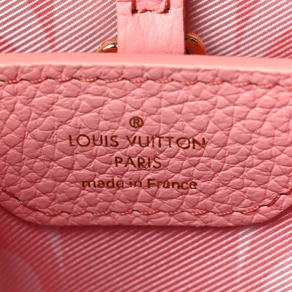 Louis Vuitton Taurillon Capucines BB Black Pink 5 of 8