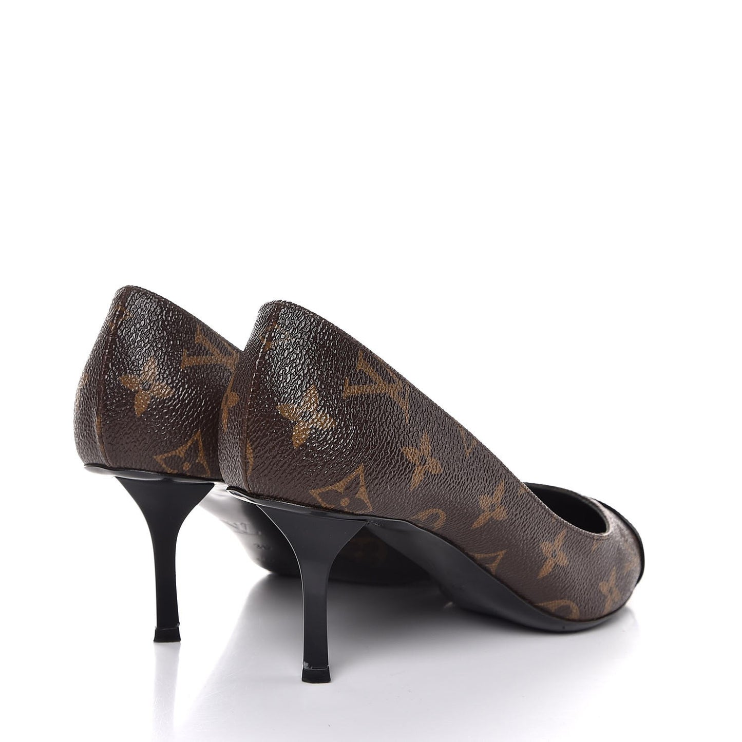 Patent Monogram Fetish Pumps 36