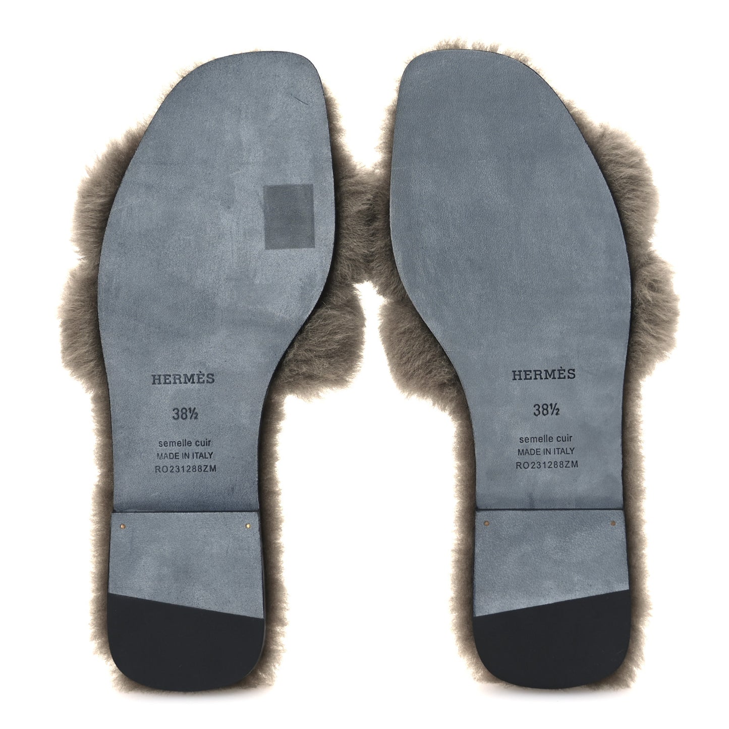 Woolskin Oran Sandals 38.5 Etoupe