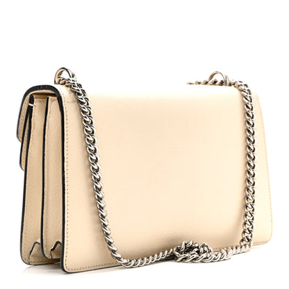 Gucci Textured Calfskin Crystal Small Dionysus Shoulder Bag Mystic White 3 of 10