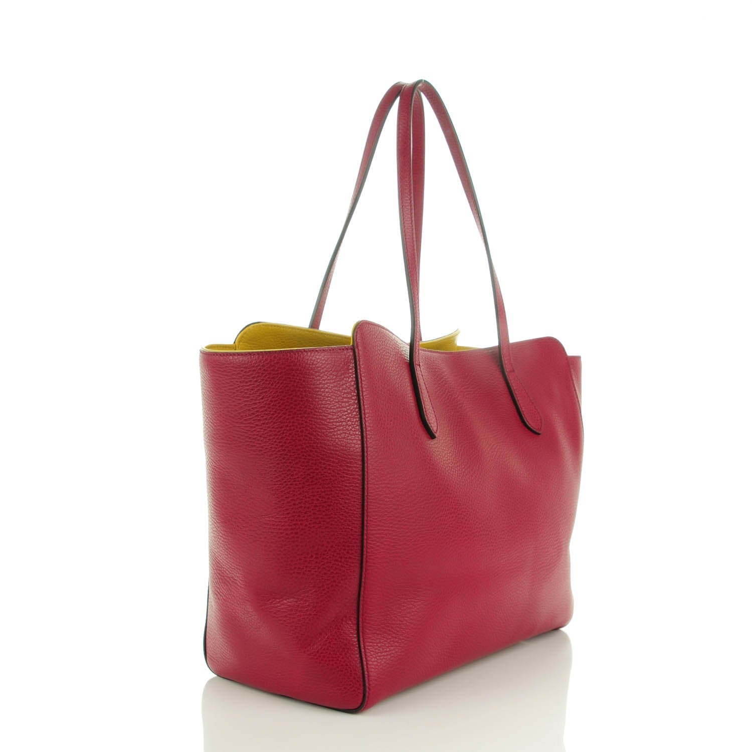 Gucci Dollar Calfskin Medium Swing Tote Raspberry Sorbet 3 of 6