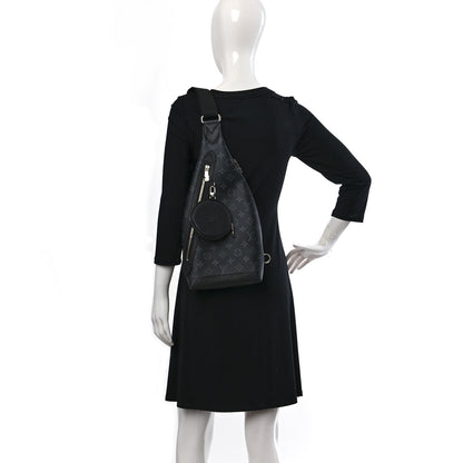 Louis Vuitton Taigarama Duo Slingbag Black 2 of 10