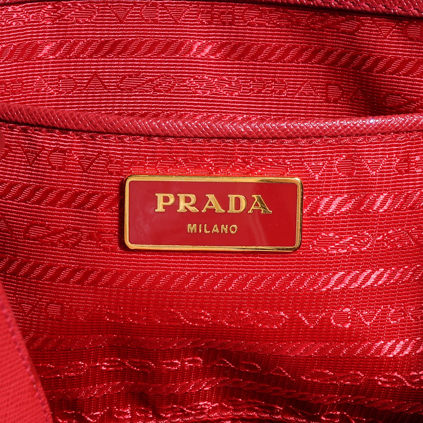 Saffiano Lux Tote Red