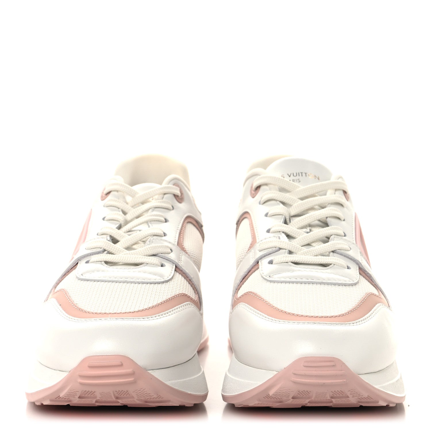 Louis Vuitton Calfskin Neo Run Away Sneakers 39 White Pink 3 of 8