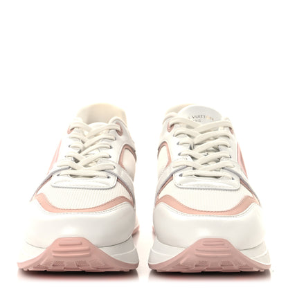 Louis Vuitton Calfskin Neo Run Away Sneakers 39 White Pink 3 of 8