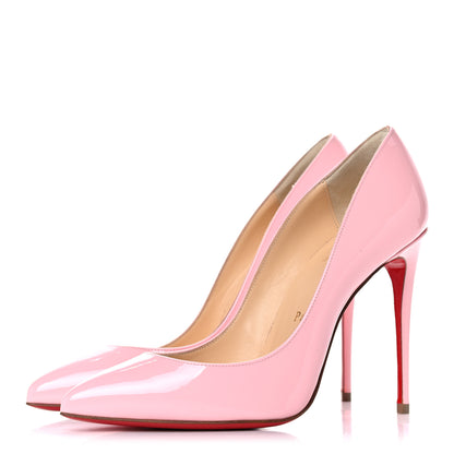 Christian Louboutin Patent Pigalle Follies 100 Pumps 36 Pompadour 3 of 8