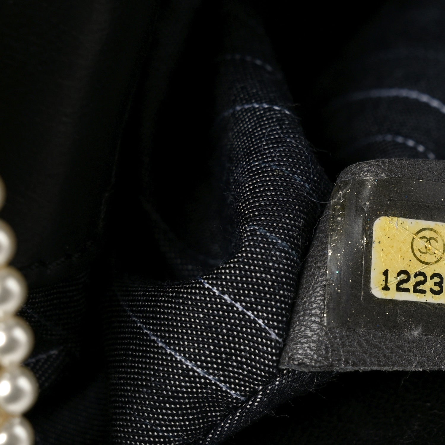 Chanel Lambskin Quilted Medium Westminster Pearl Flap Black 7 of 10