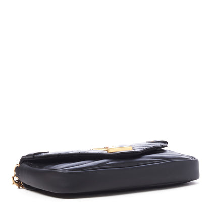 Louis Vuitton Calfskin New Wave Chain Pochette Black 6 of 16