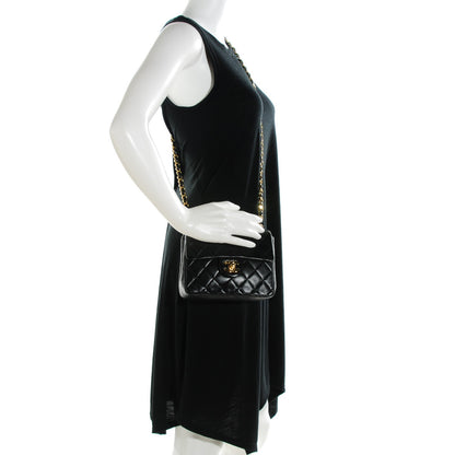 Chanel Lambskin Quilted Mini Square Flap Black 2 of 9