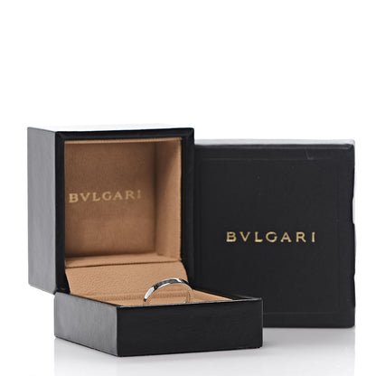 Bulgari Platinum Diamond MarryMe Wedding Band Ring 51 5.75 6 of 6