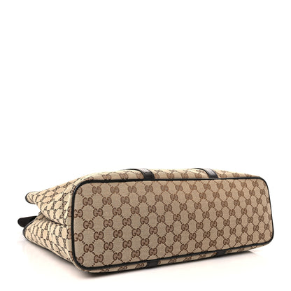 Gucci GG Monogram Large Joy Tote Bag Dark Brown 4 of 9