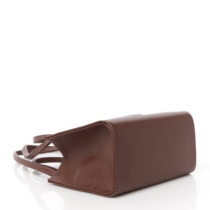Telfar Vegan Leather Small Shopping Bag Chocolate 4 of 10