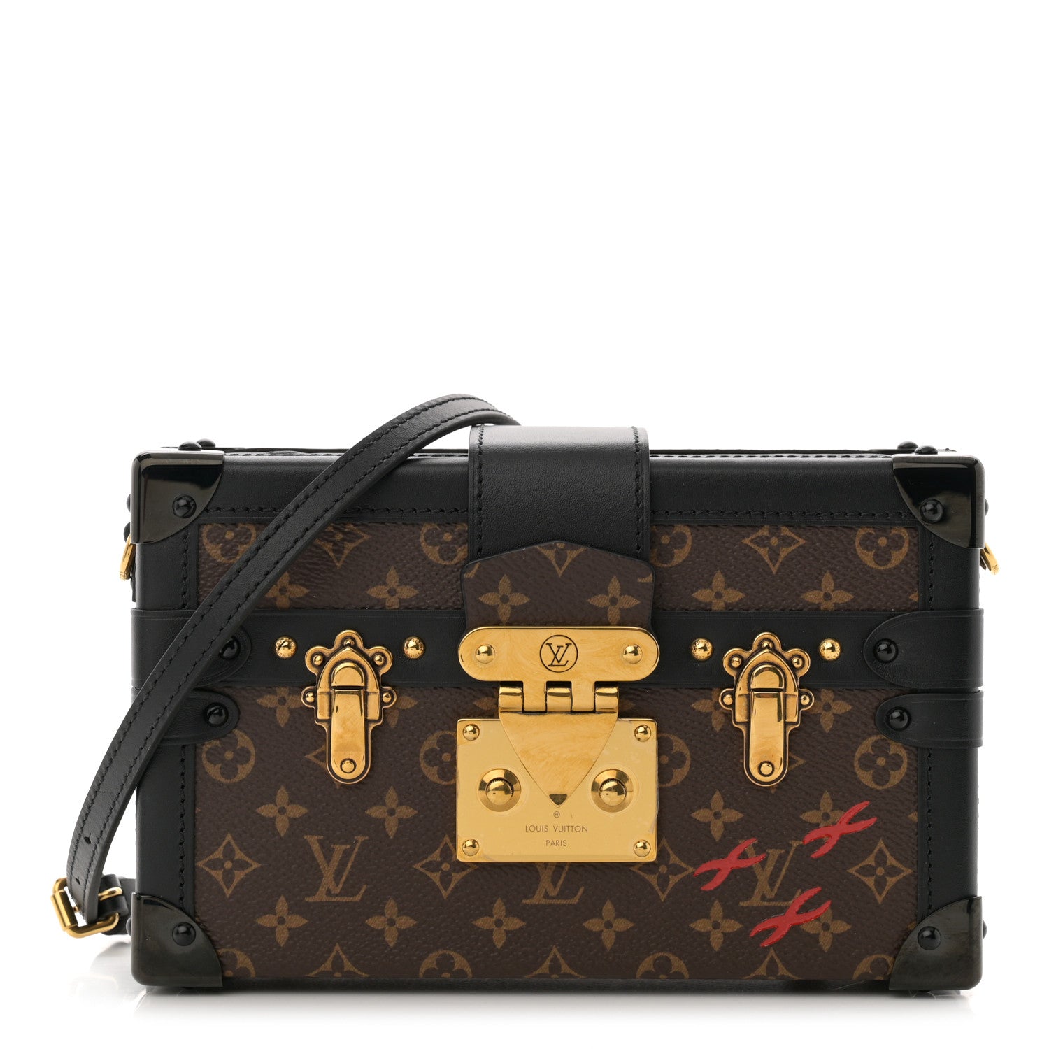 Louis Vuitton Monogram Petite Malle Black 1 of 11