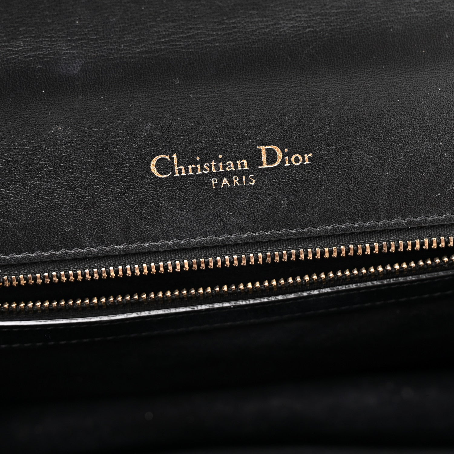 Christian Dior Lambskin Studded Medium Diorama Flap Bag Black 6 of 14