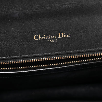 Christian Dior Lambskin Studded Medium Diorama Flap Bag Black 6 of 14